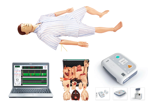 ALS1200高级综合急救护理训练模拟人（AED、CPR、护理、创伤四合一）